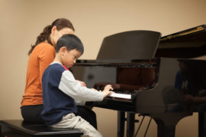 Piano Teacher and Student